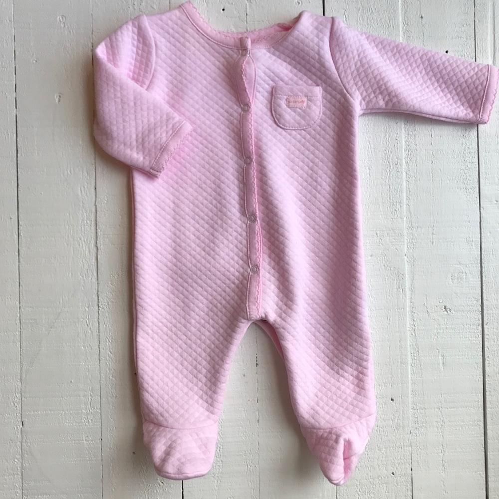 Absorba pink footies 0-3 months